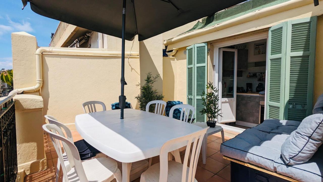 "Studio Ensoleille A Deux Pas Des Plages Avec Sa Grande Terrasse Privee !" Ницца Экстерьер фото